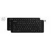 Bezvadu tastatūra Mousetrapper Type Mini QWERTY NORDIC — USB-C, RF bezvadu, Bluetooth, melna