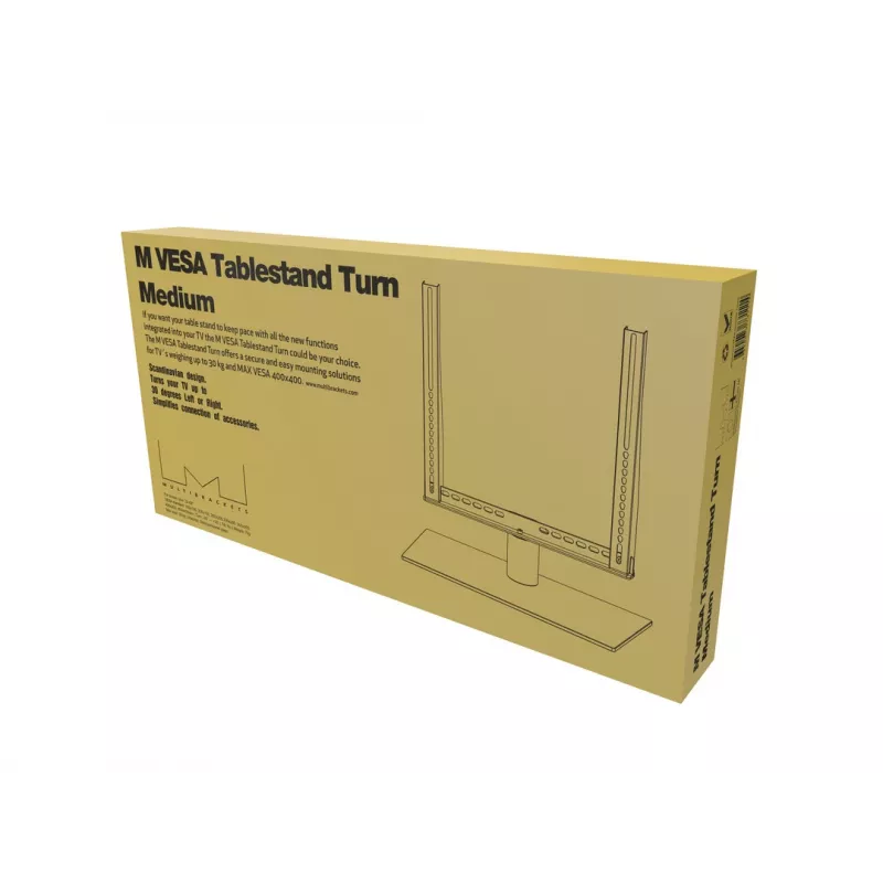 Galda statīvs Multibrackets M VESA Tablestand Turn melns vidējs MAX 400x400
