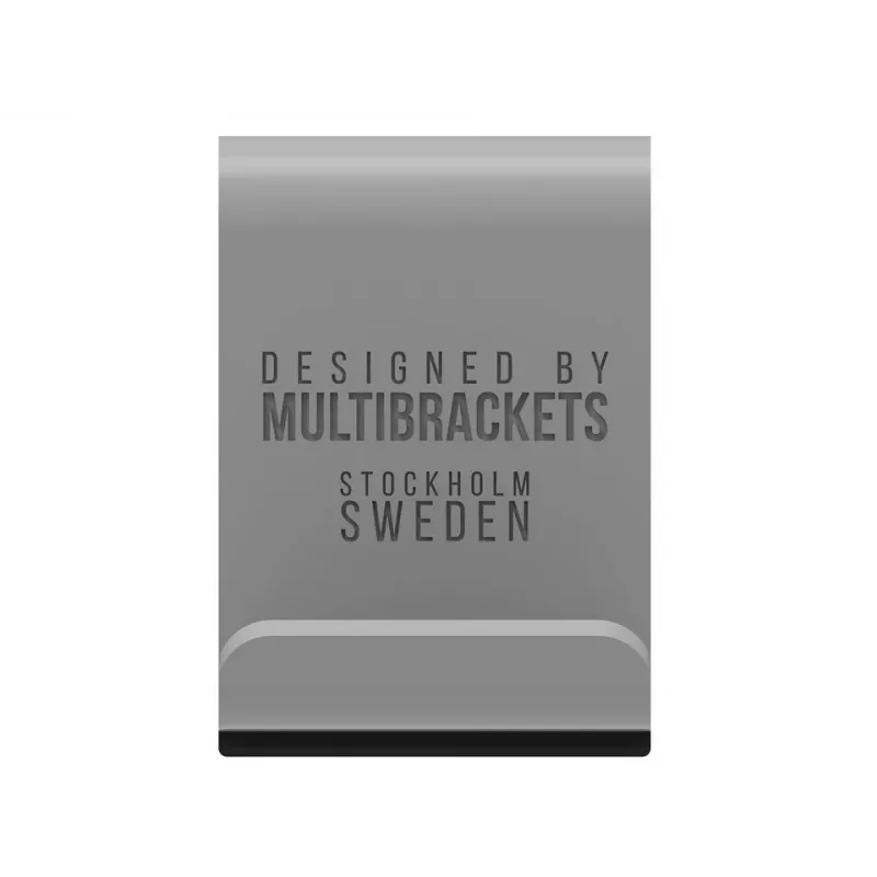 Multibrackets M austiņu turētājs pie rakstāmgalda Sudraba, Austiņu turētājs, Alumīnijs, 52 g, Sudraba