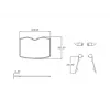 Plaukts Multibrackets M Public Floorstand Shelf Basic 150 Melns Plastmasa Tērauds
