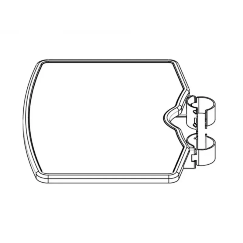 Plaukts Multibrackets M Public Floorstand Shelf Basic 150 Melns Plastmasa Tērauds
