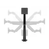Multibrackets M VESA Gas Lift Arm Single Melns HD