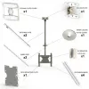 Multibrackets M Public Ceilingmount Medium Single balta 3000 Maks. svars 30 kg Min. ekrāns 32 collas Maks. ekrāns 55 collas