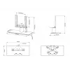 Galda statīvs Multibrackets M VESA Tablestand Turn Melns X Small MAX 200x200
