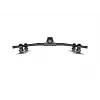 Multibrackets M Deskmount Basic Quad, skava/caururbums, 32 kg, 38,1 cm (15″), 68,6 cm (27″), 100 x 100 mm, melns