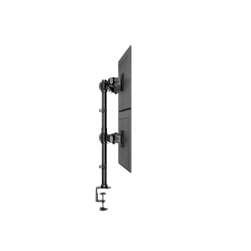 Multibrackets M Deskmount Basic Quad, skava/caururbums, 32 kg, 38,1 cm (15″), 68,6 cm (27″), 100 x 100 mm, melns