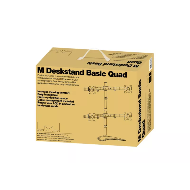 Multibrackets M Deskstand Basic Quad brīvi stāvošs stiprinājums 32 kg 15-27 collas
