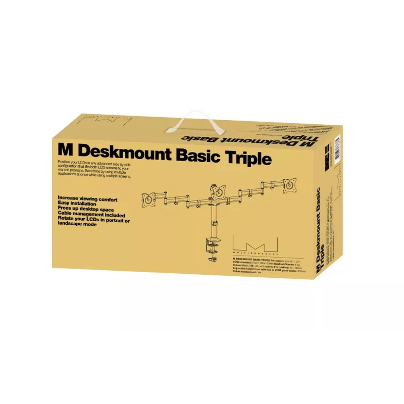 Galda stiprinājums Multibrackets M Deskmount Basic Triple