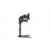 Monitora galda statīvs MULTIBRACKETS M Deskstand Basic Triple — 3 virzienu, VESA 75x75–100x100, balsta līdz 24 kg, 15 collu–27 collu ekrāniem, melns