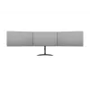 Monitora galda statīvs MULTIBRACKETS M Deskstand Basic Triple — 3 virzienu, VESA 75x75–100x100, balsta līdz 24 kg, 15 collu–27 collu ekrāniem, melns