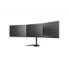 Monitora galda statīvs MULTIBRACKETS M Deskstand Basic Triple — 3 virzienu, VESA 75x75–100x100, balsta līdz 24 kg, 15 collu–27 collu ekrāniem, melns