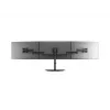 Monitora galda statīvs MULTIBRACKETS M Deskstand Basic Triple — 3 virzienu, VESA 75x75–100x100, balsta līdz 24 kg, 15 collu–27 collu ekrāniem, melns