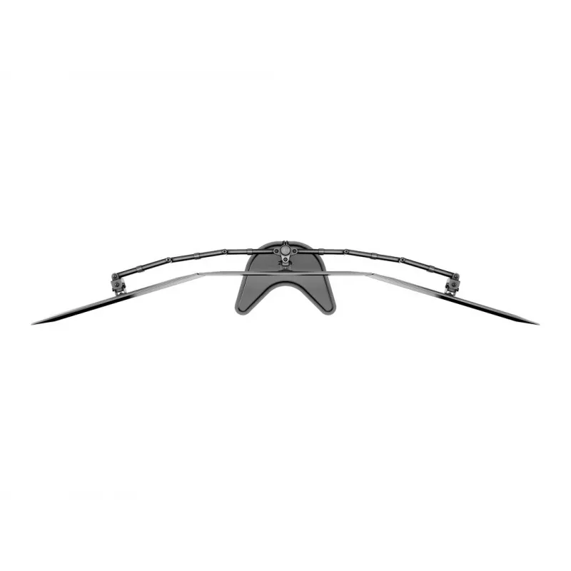 Monitora galda statīvs MULTIBRACKETS M Deskstand Basic Triple — 3 virzienu, VESA 75x75–100x100, balsta līdz 24 kg, 15 collu–27 collu ekrāniem, melns