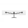 Monitora galda statīvs MULTIBRACKETS M Deskstand Basic Triple — 3 virzienu, VESA 75x75–100x100, balsta līdz 24 kg, 15 collu–27 collu ekrāniem, melns