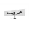 Monitora galda statīvs MULTIBRACKETS M Deskstand Basic Triple — 3 virzienu, VESA 75x75–100x100, balsta līdz 24 kg, 15 collu–27 collu ekrāniem, melns