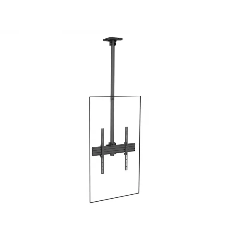 Plakanā paneļa stiprinājuma svira Multibrackets M Pro Series Fixed Arms 600 mm, tērauds, melna, 2 gab. iepakojumā