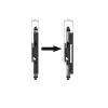 Plakanā paneļa stiprinājuma svira Multibrackets M Pro Series Micro-Adjustable Arms 400mm melna tērauda