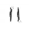 Plakanā paneļa stiprinājuma svira Multibrackets M Pro Series Micro-Adjustable Arms 400mm melna tērauda