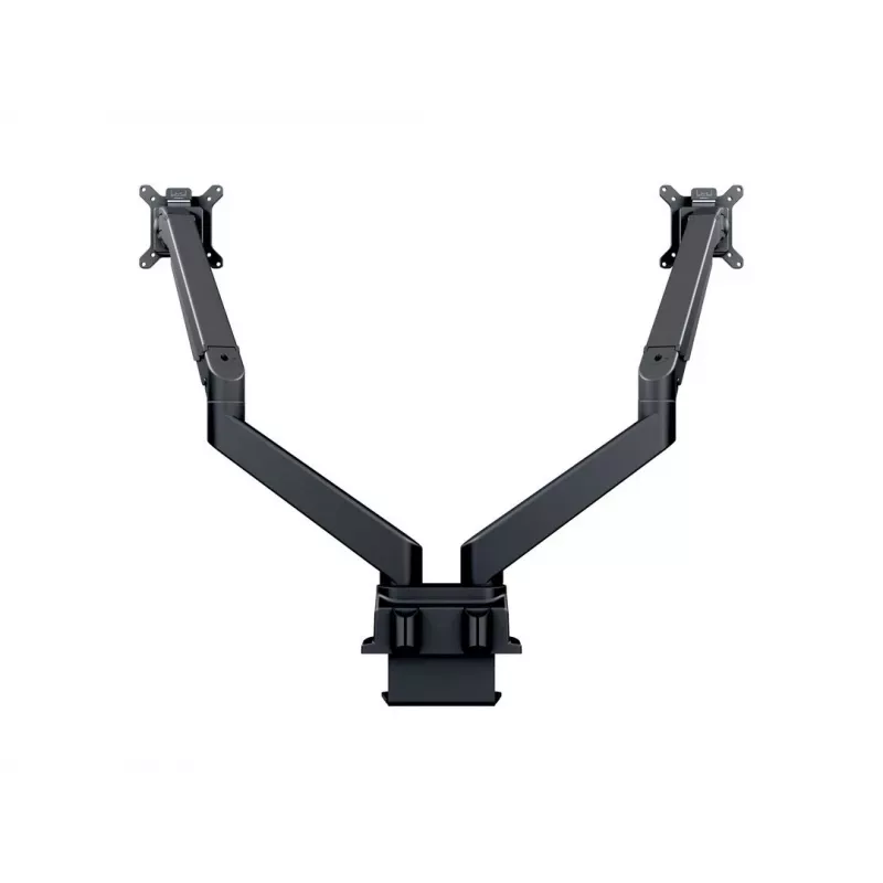 Multibrackets M VESA gāzes pacelšanas svira diviem monitoriem blakus, melna, skava, 20 kg, 15-32 collas