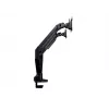 Multibrackets M VESA gāzes pacelšanas svira diviem monitoriem blakus, melna, skava, 20 kg, 15-32 collas