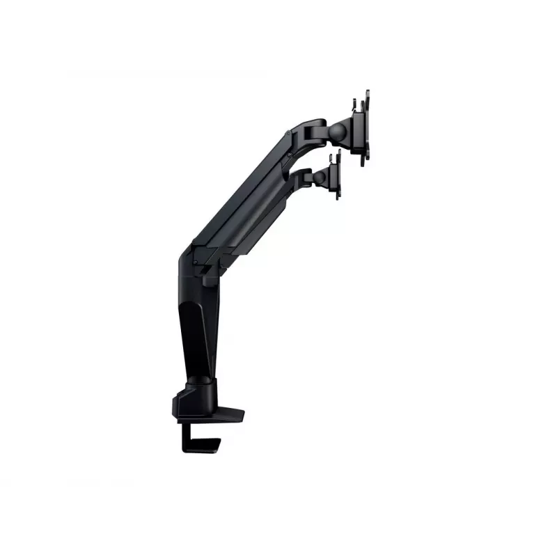 Multibrackets M VESA gāzes pacelšanas svira diviem monitoriem blakus, melna, skava, 20 kg, 15-32 collas