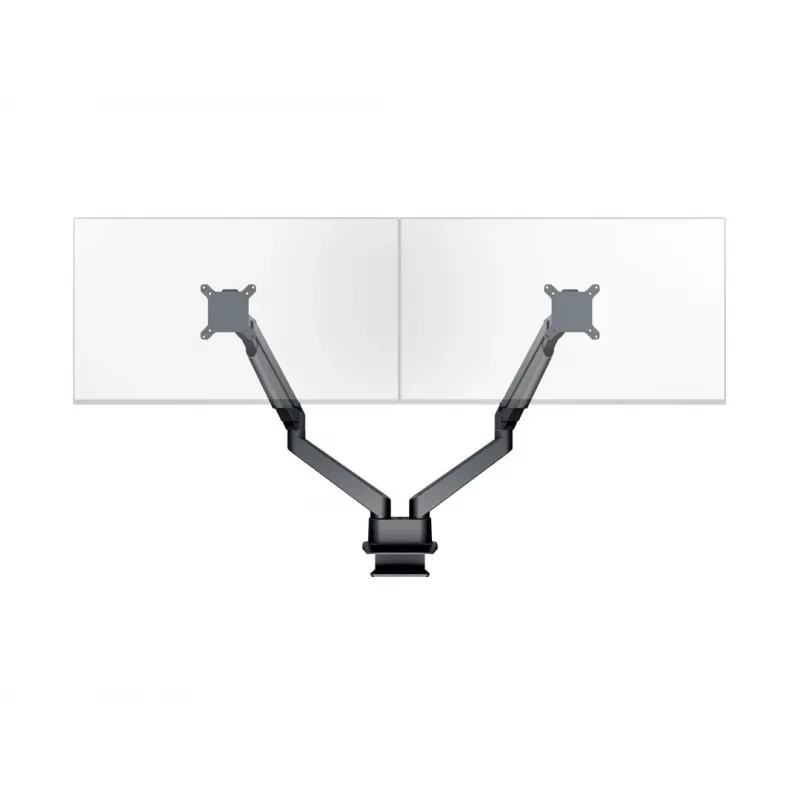 Multibrackets M VESA gāzes pacelšanas svira diviem monitoriem blakus, melna, skava, 20 kg, 15-32 collas