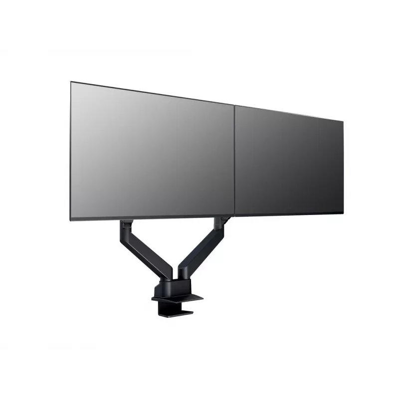 Multibrackets M VESA gāzes pacelšanas svira diviem monitoriem blakus, melna, skava, 20 kg, 15-32 collas