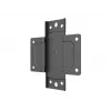 Multibrackets M Pro Series - Wallmount Plate Small, Sienas plāksne, Melna, Tērauds, 30 kg, Sliede, M Pro Series