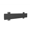 Multibrackets M Pro Series - Wallmount Plate Small, Sienas plāksne, Melna, Tērauds, 30 kg, Sliede, M Pro Series
