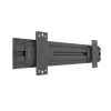 Multibrackets M Pro Series - Wallmount Plate Small, Sienas plāksne, Melna, Tērauds, 30 kg, Sliede, M Pro Series