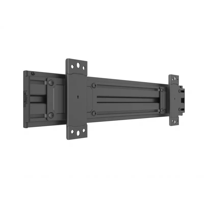 Multibrackets M Pro Series - Wallmount Plate Small, Sienas plāksne, Melna, Tērauds, 30 kg, Sliede, M Pro Series