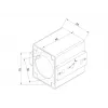 Staba urbšanas palīgierīce MULTIBRACKETS M Pro Series — tērauda korpuss, melna, 76,5×78,2 mm, 1,5 kg