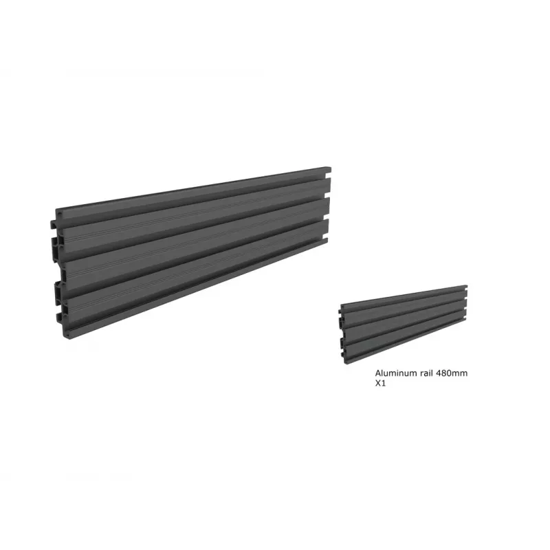 Multibrackets M Pro Series Single Screen Rail 48cm Melns