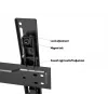 Multibrackets M VESA sienas stiprinājums Super plāns Tilt 400 MAX, 81,3 cm (32 collas), 139,7 cm (55 collas), 100 x 100 mm, 400 x 400 mm, Plastmasa, Tērauds, Melns