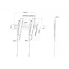 Multibrackets M VESA sienas stiprinājums Super plāns Tilt 400 MAX, 81,3 cm (32 collas), 139,7 cm (55 collas), 100 x 100 mm, 400 x 400 mm, Plastmasa, Tērauds, Melns