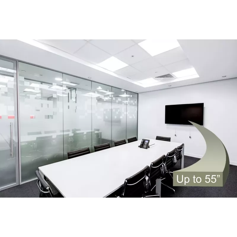 Multibrackets M VESA sienas stiprinājums Super plāns Tilt 400 MAX, 81,3 cm (32 collas), 139,7 cm (55 collas), 100 x 100 mm, 400 x 400 mm, Plastmasa, Tērauds, Melns