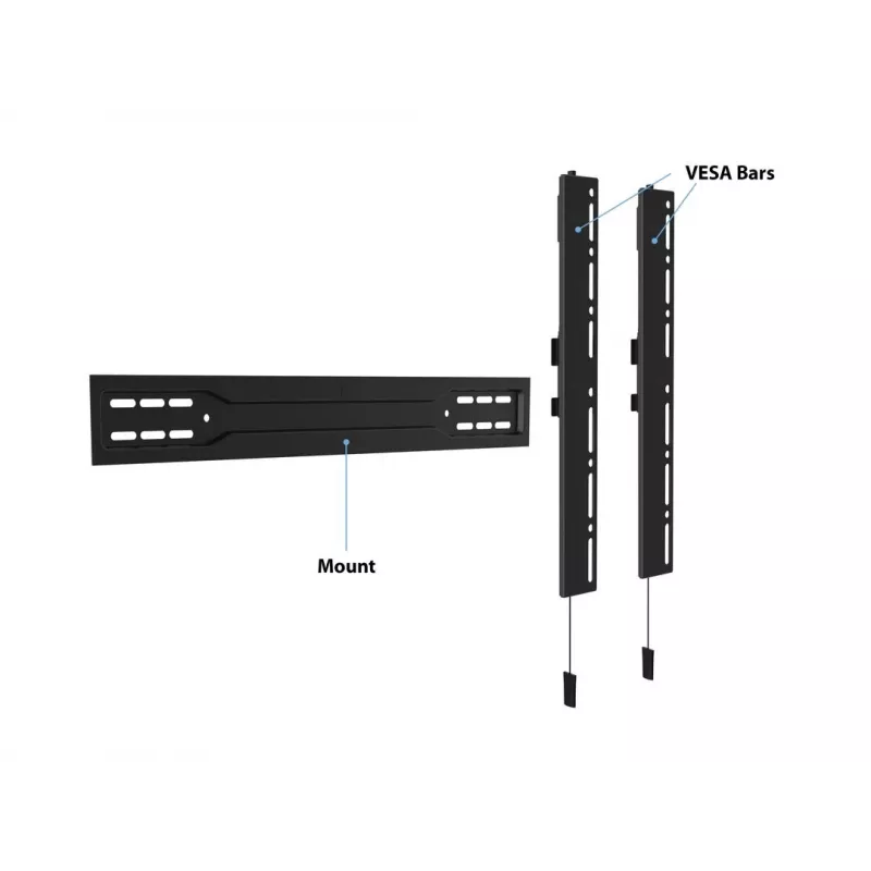 Multibrackets M VESA Wallmount Super plāns Fixed 600 MAX 35 kg 32-100 collas