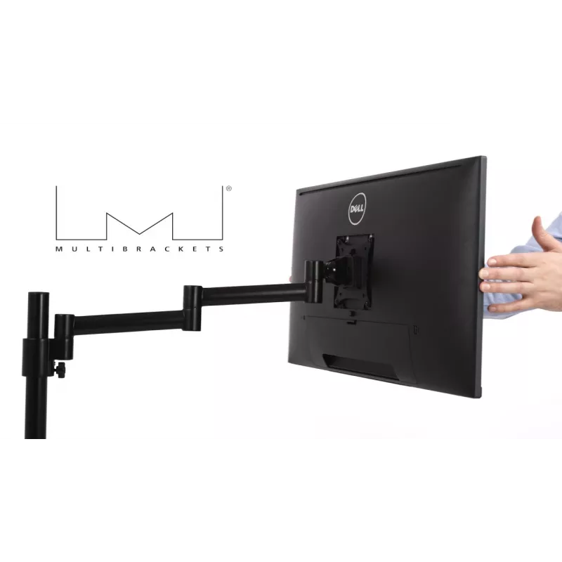 Galda stiprinājums Multibrackets M VESA Deskmount Officeline Single II Melns