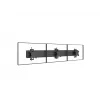 Multibrackets M Pro Series - Monitora stiprinājums Flex Pro 75/100, Kronšteins, Melns, Tērauds, 20 kg, Griesti/Grīda, Pro Series