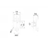 Multibrackets M Pro Series - Monitora stiprinājums Flex Pro 75/100, Kronšteins, Melns, Tērauds, 20 kg, Griesti/Grīda, Pro Series