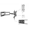 Multibrackets M Universal Long Reach Arm 1010mm HD Single 40kg 42-75 collu