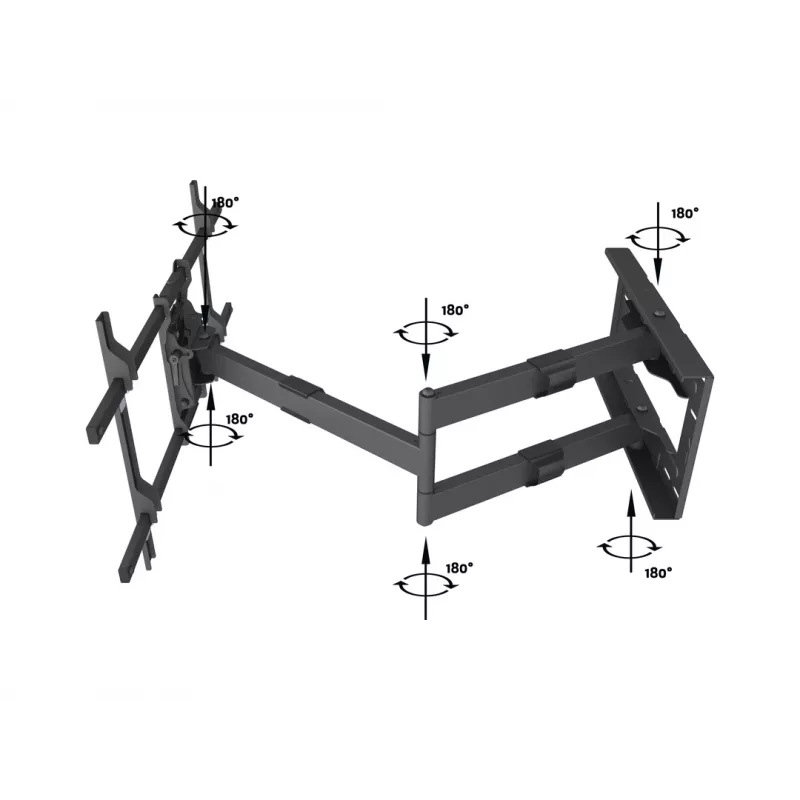 Multibrackets M Universal Long Reach Arm 1010mm HD Single 40kg 42-75 collu