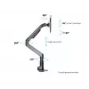 Multibrackets M VESA Gas Lift XL Single Melns