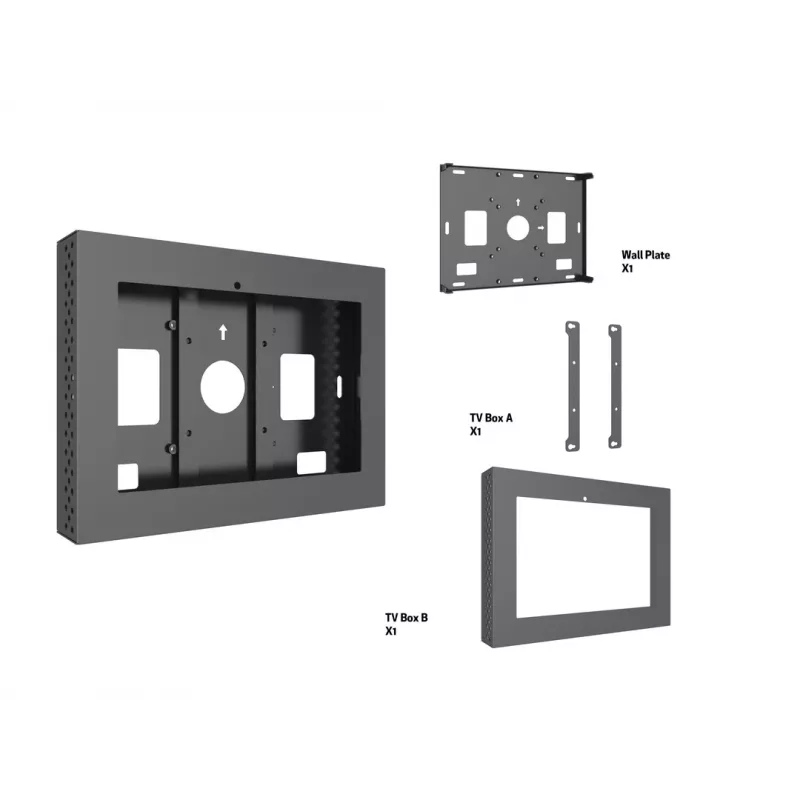 Korpuss MULTIBRACKETS M Pro Series ELO 10 collu – tērauds, melns, 2 kg