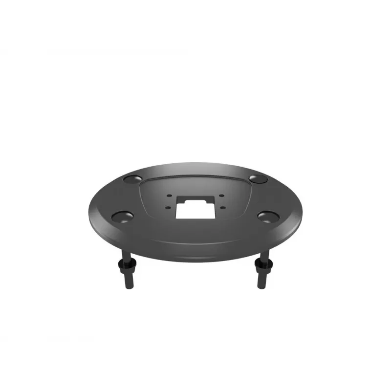 Kabeļu caurlaides pamatne MULTIBRACKETS M Deskmount HD — alumīnija korpuss, melna, Ø 21 cm, A 40 mm, 500 g