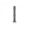 Kabeļu caurlaides pamatne MULTIBRACKETS M Deskmount HD — alumīnija korpuss, melna, Ø 21 cm, A 40 mm, 500 g