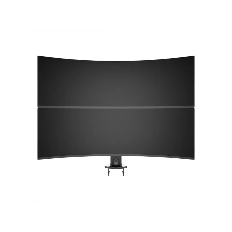 Kabeļu caurlaides pamatne MULTIBRACKETS M Deskmount HD — alumīnija korpuss, melna, Ø 21 cm, A 40 mm, 500 g