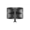Kabeļu caurlaides pamatne MULTIBRACKETS M Deskmount HD — alumīnija korpuss, melna, Ø 21 cm, A 40 mm, 500 g