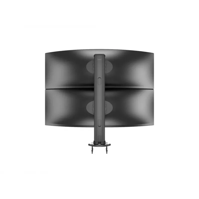 Kabeļu caurlaides pamatne MULTIBRACKETS M Deskmount HD — alumīnija korpuss, melna, Ø 21 cm, A 40 mm, 500 g