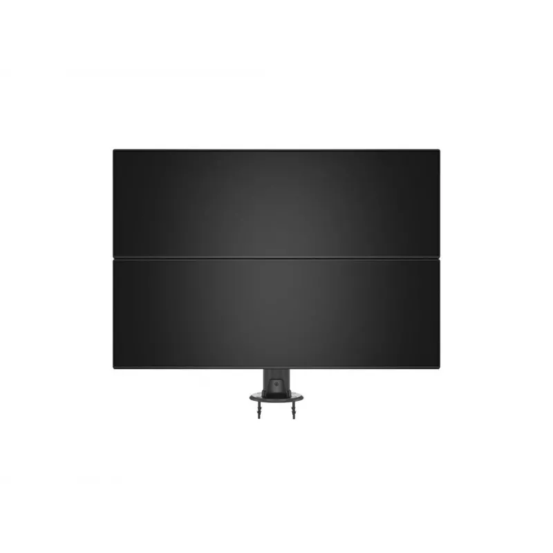 Kabeļu caurlaides pamatne MULTIBRACKETS M Deskmount HD — alumīnija korpuss, melna, Ø 21 cm, A 40 mm, 500 g